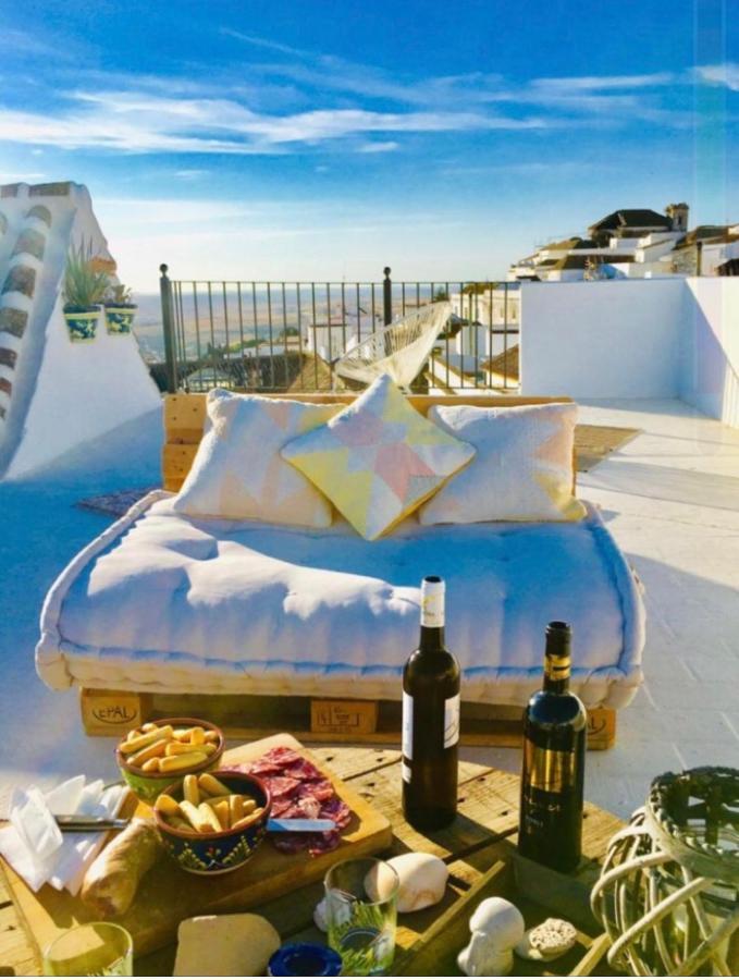 メディナ＝シドニア Casa Antigua - Terraza Con Vistas Al Mar Bed & Breakfast エクステリア 写真